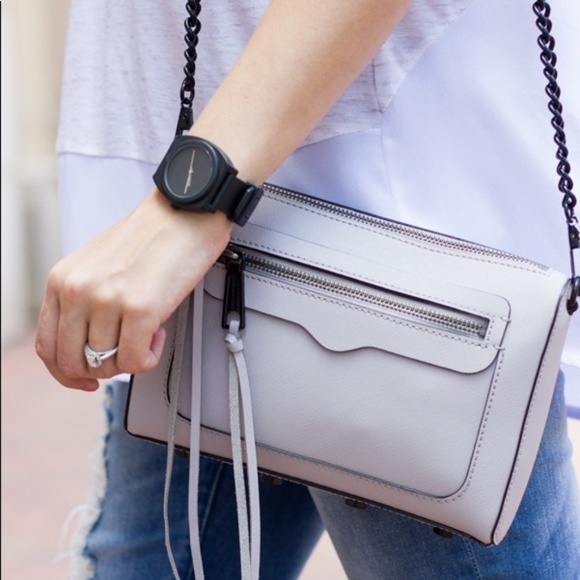 Rebecca Minkoff Handbags - REBECCA MINKOFF Avery Grey Crossbody
